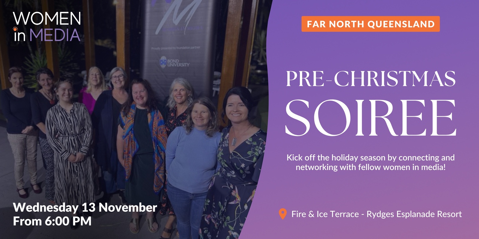 Banner image for Women in Media FNQ pre-Christmas Soiree