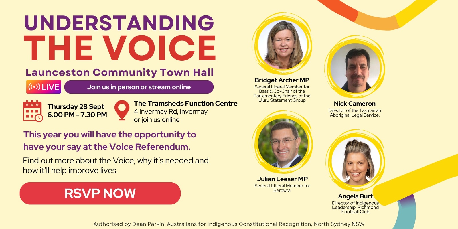 Banner image for Understanding the Voice: Launceston Town Hall