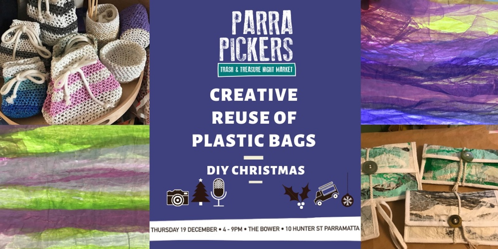 Banner image for Creative Re-use of Plastic Bags - Parra Pickers December 2019