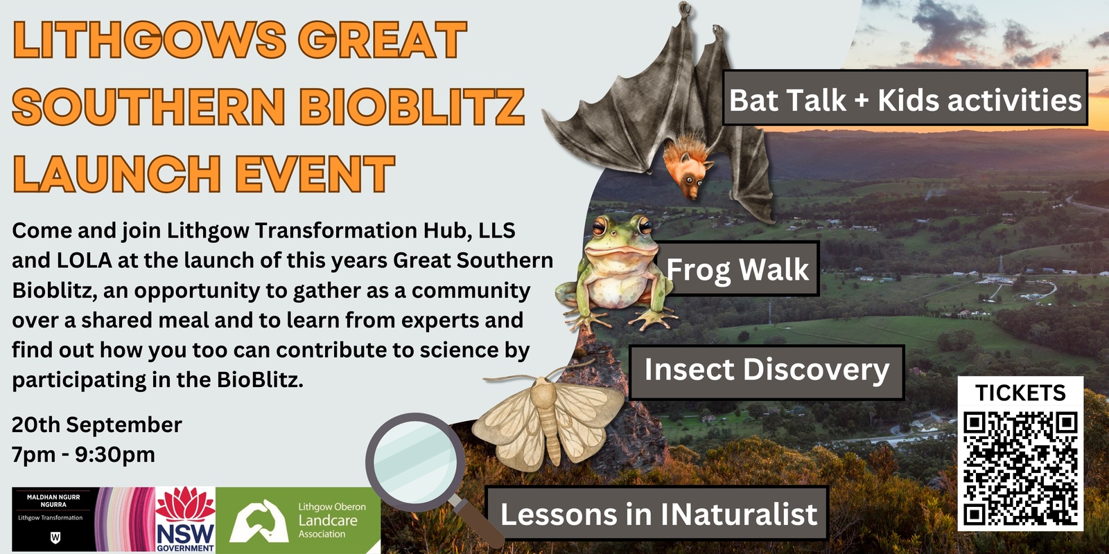 Banner image for Great Southern Bioblitz Launch night