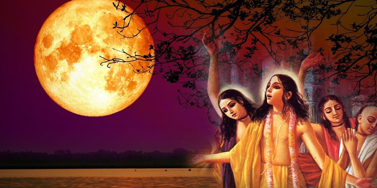 Banner image for Golden Moon Kirtan & Feast