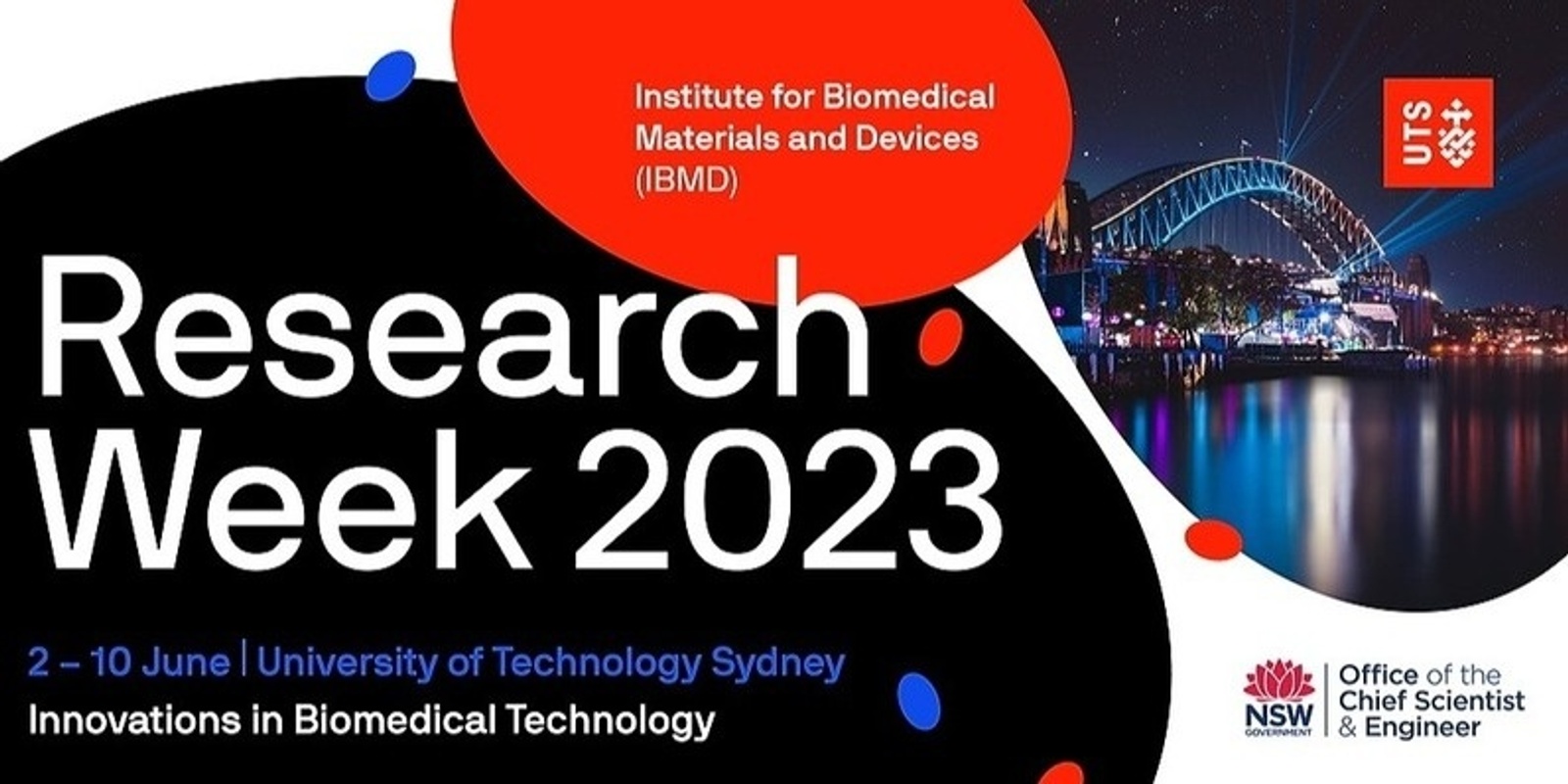 Banner image for 2023 IBMD Research Week - Innovations in Biomedical Technology