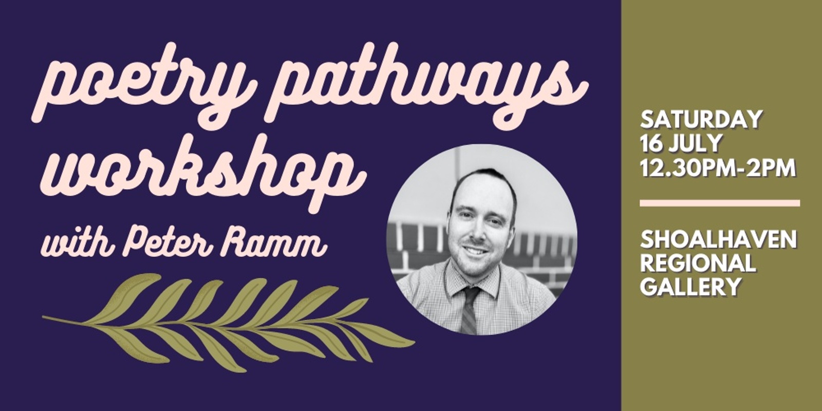 Banner image for Poetry Pathways Workshop