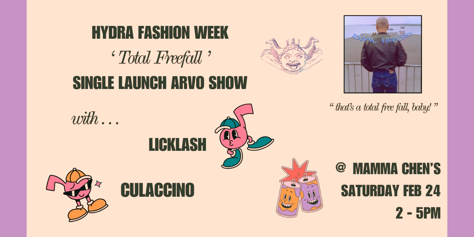Banner image for Hydra Fashion Week 'Total Freefall' Launch