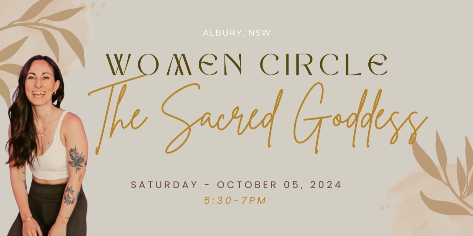 Banner image for WOMEN CIRLCE - The Sacred Goddess (ALBURY)