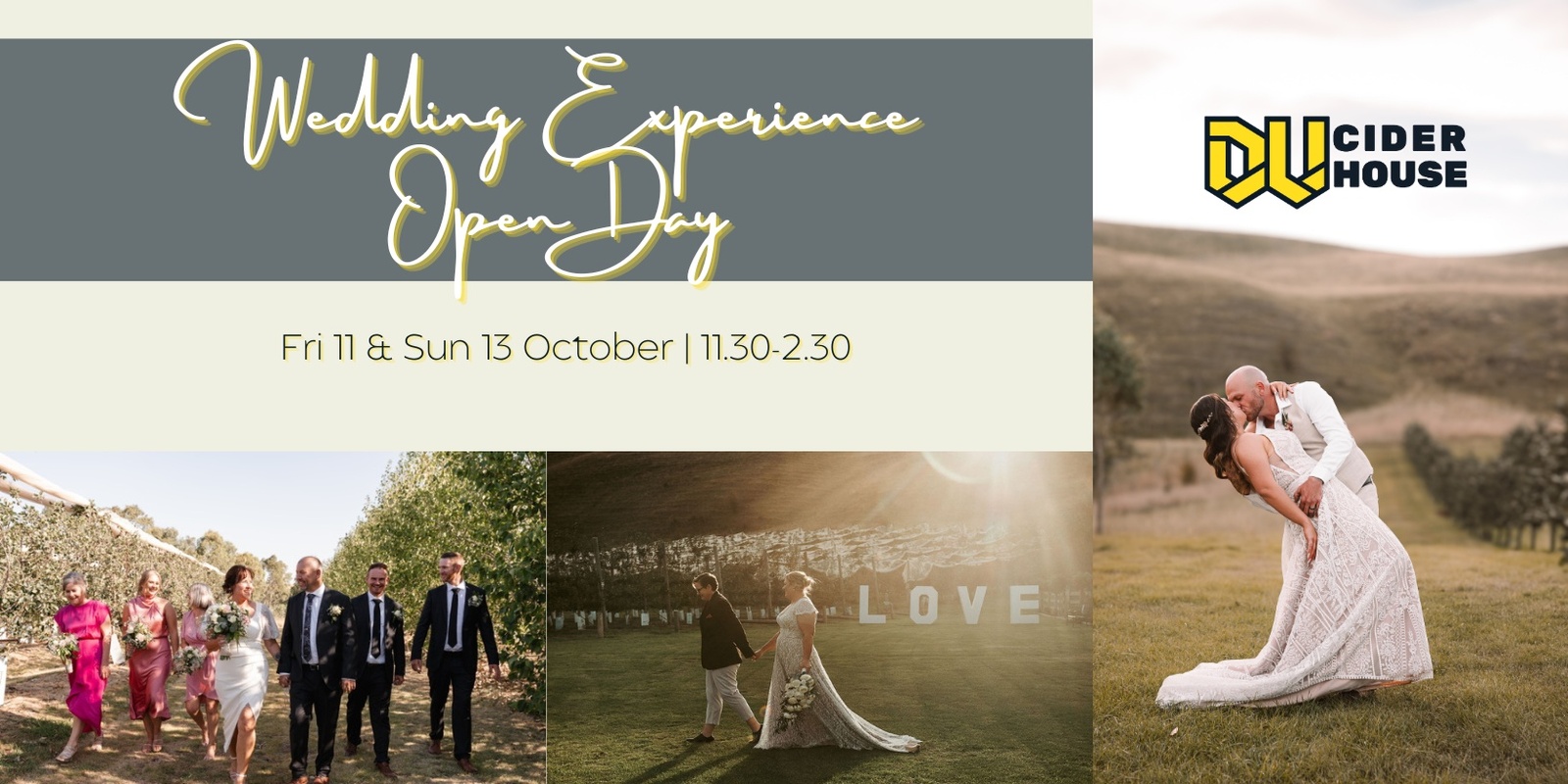 Banner image for DV Cider Wedding Experience October