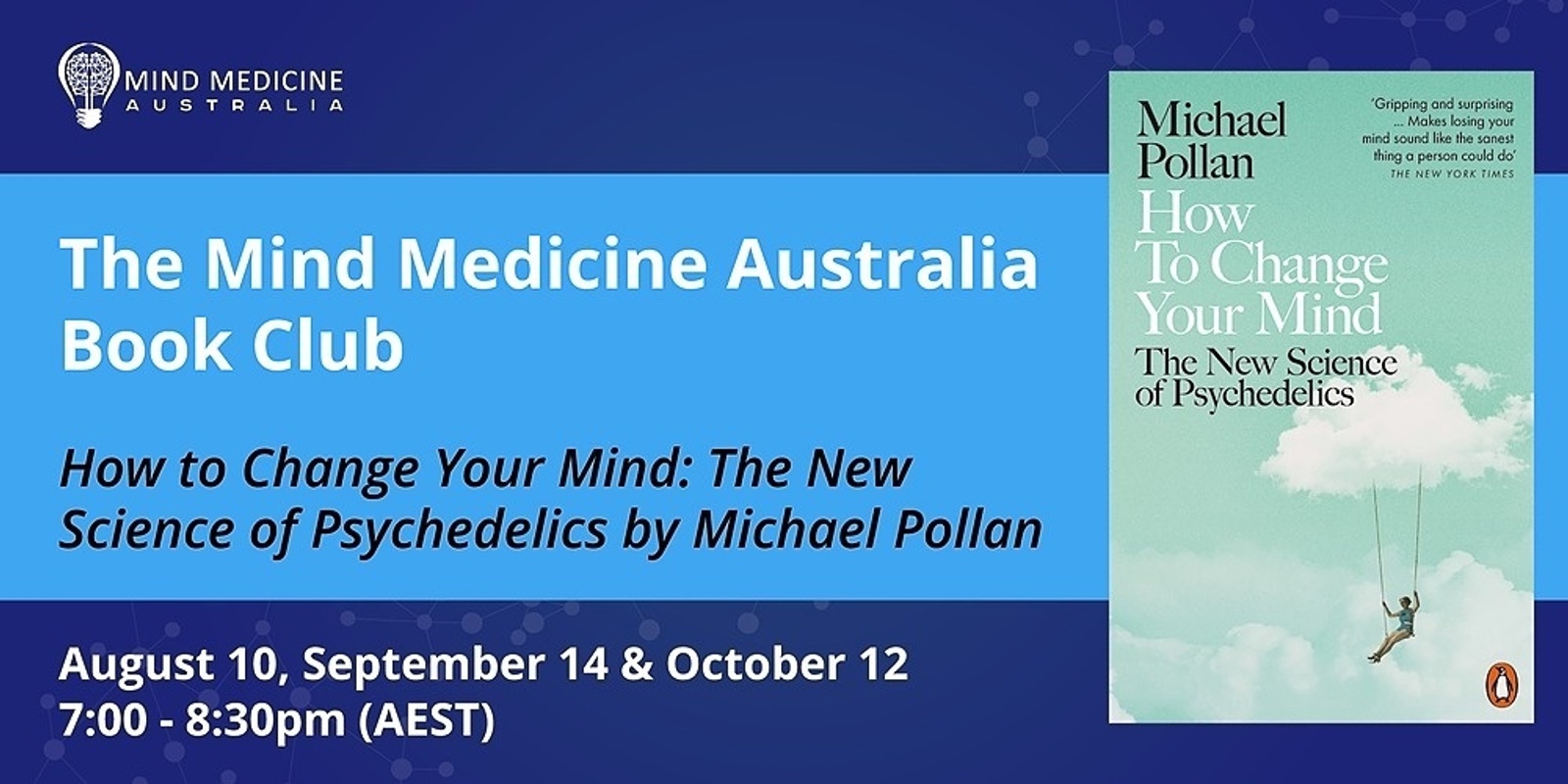 The Mind Medicine Australia Book Club How To Change Your Mind The New