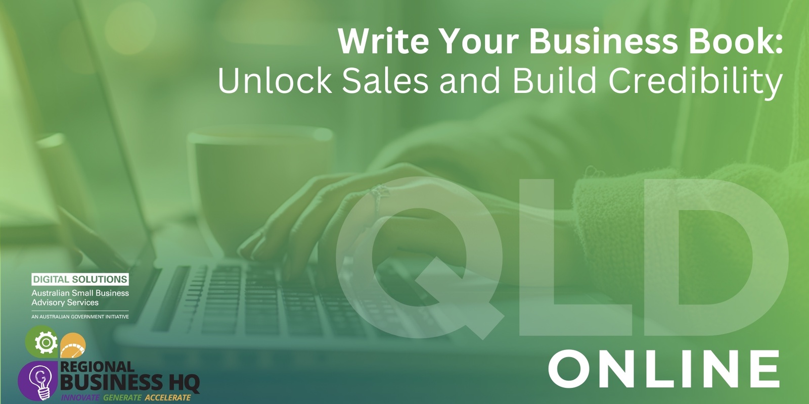 Banner image for Write Your Business Book: Unlock Sales and Build Credibility