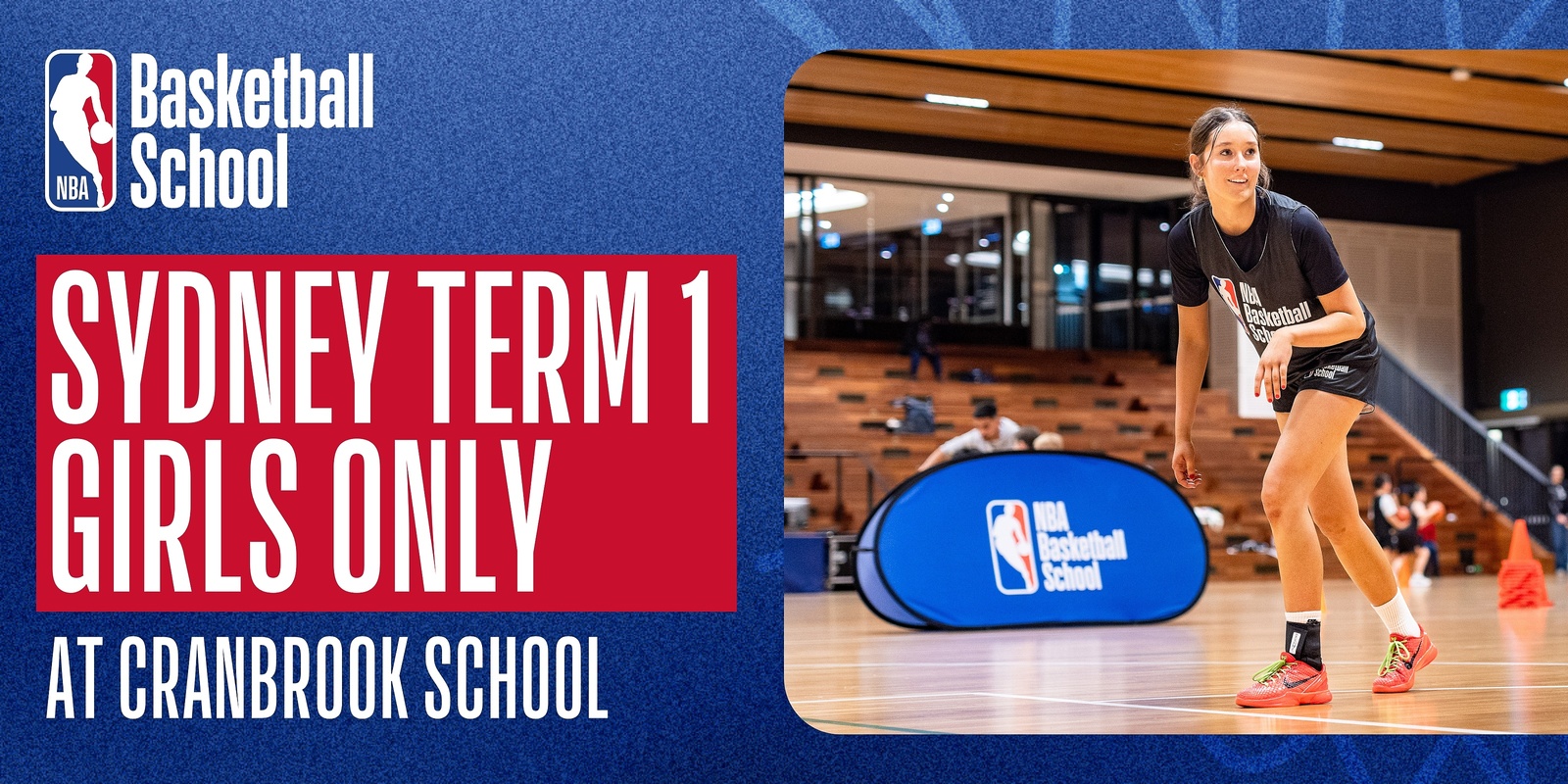 Banner image for Girls Only Mondays Term 1 2025 in Sydney at NBA Basketball School Australia (Cranbrook School)