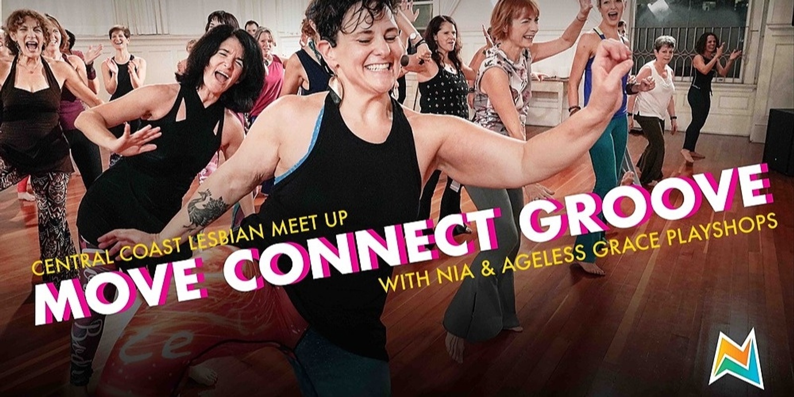 Central Coast Lesbian meet up move connect groove with Nia & Ageless grace playshops