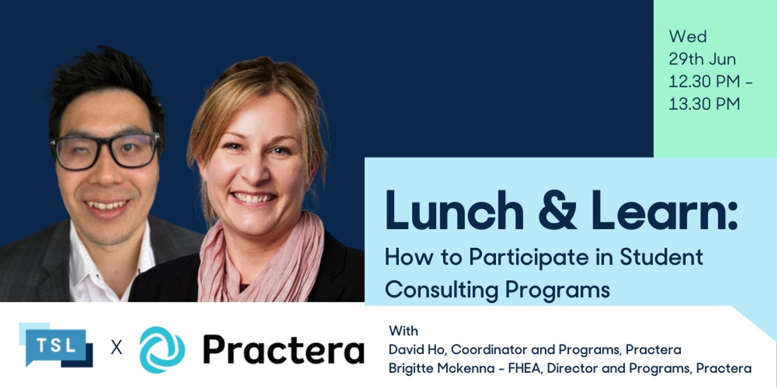 Banner image for Lunch & Learn: How to Participate in Student Consulting Programs