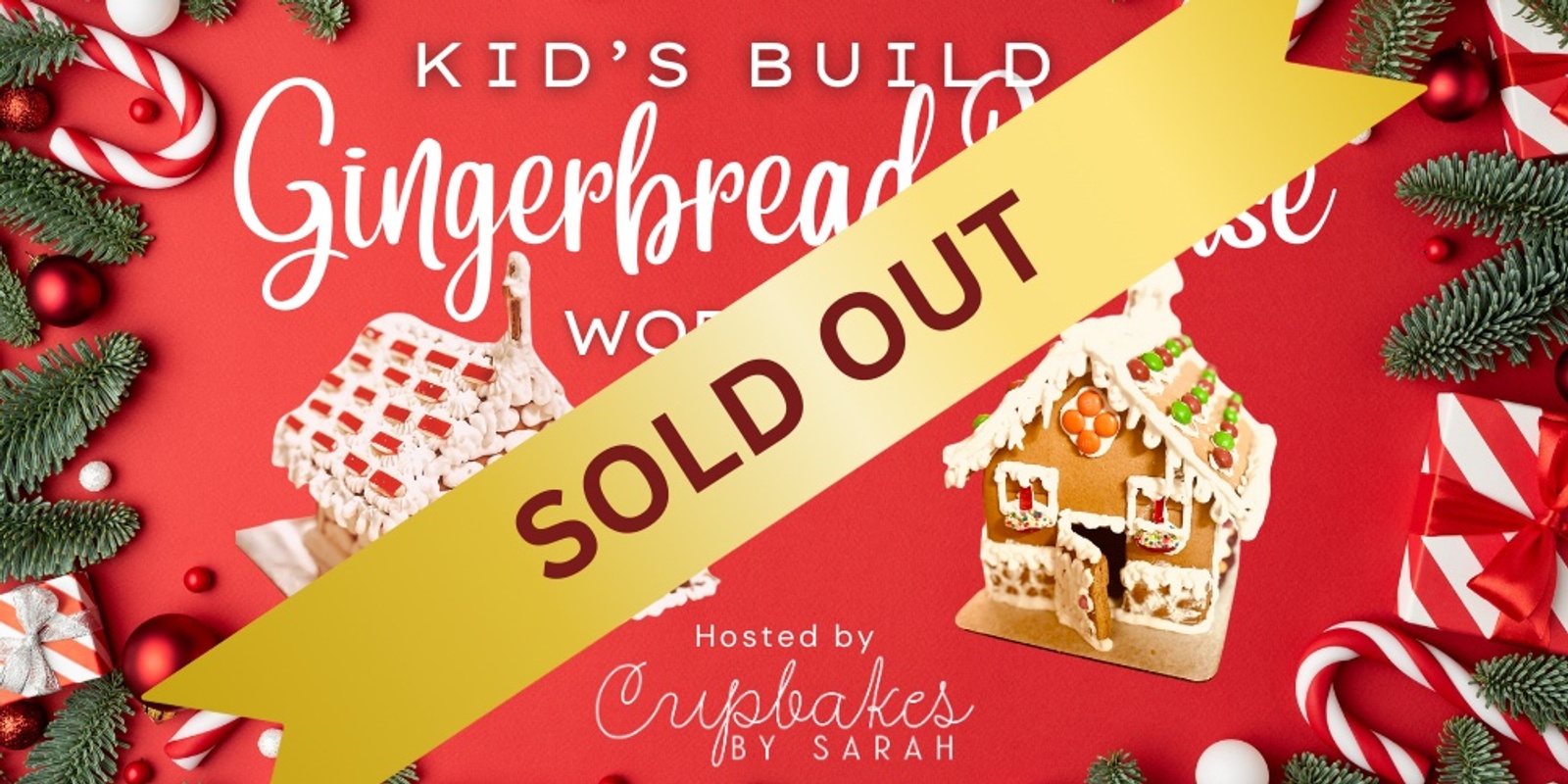 Banner image for SOLD OUT!!! - Kid's Gingerbread House Building Workshop