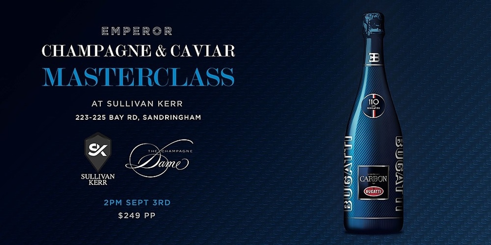 Banner image for Champagne & Caviar Masterclass