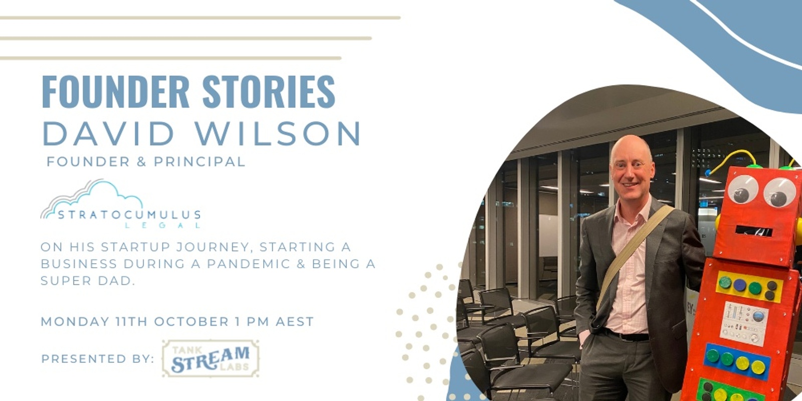Banner image for Founder Stories: David Wilson, Founder and Principal, Stratocumulus Legal
