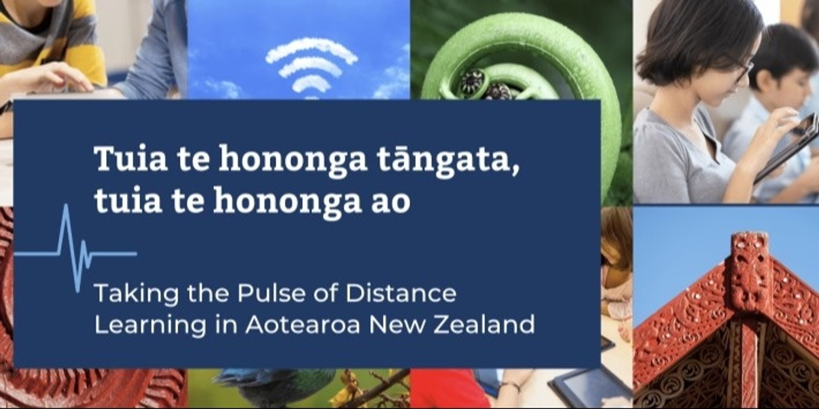 Banner image for Live Q&A - 1st annual report Tuia Te Hononga Tāngata, Tuia Te Hononga Ao: Taking the Pulse of Distance Learning in Aotearoa New Zealand