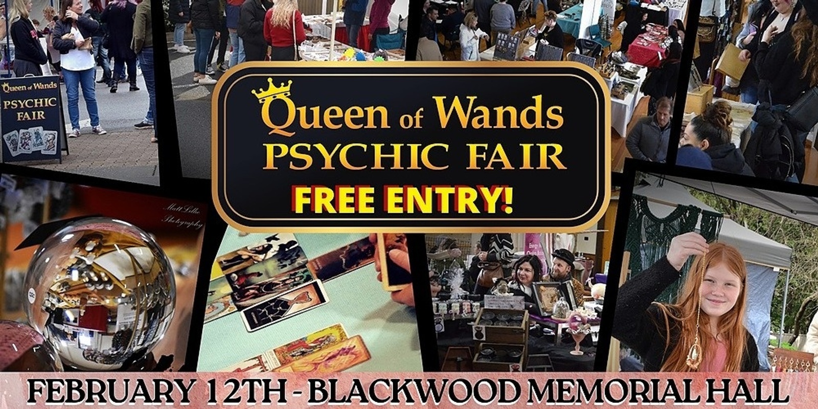 Banner image for Queen of Wands Psychic Fair - At Blackwood! 