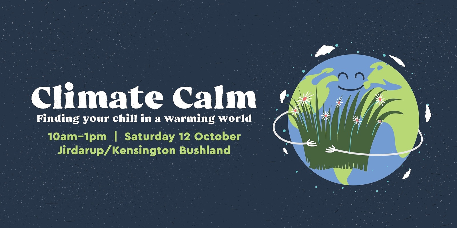 Banner image for Climate Calm: Finding Your Chill in a Warming World. 