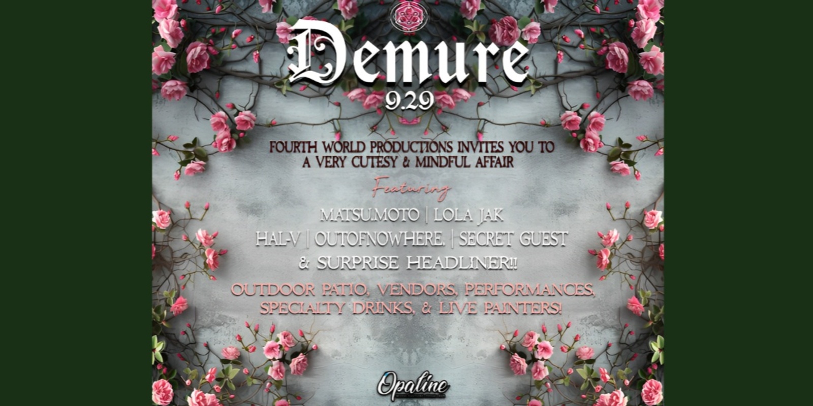 Banner image for DEMURE