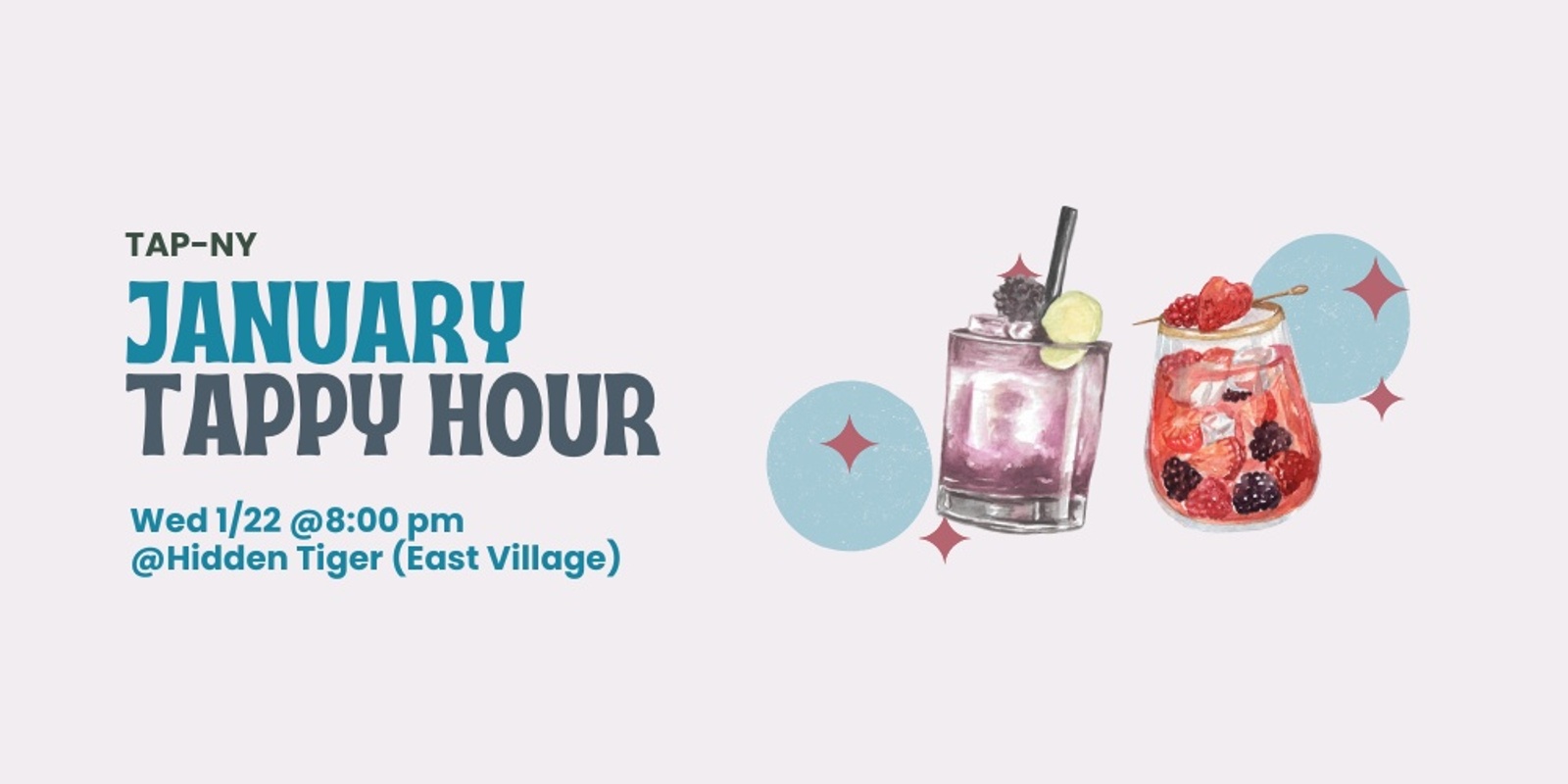 Banner image for January TAPpy Hour at Hidden Tiger