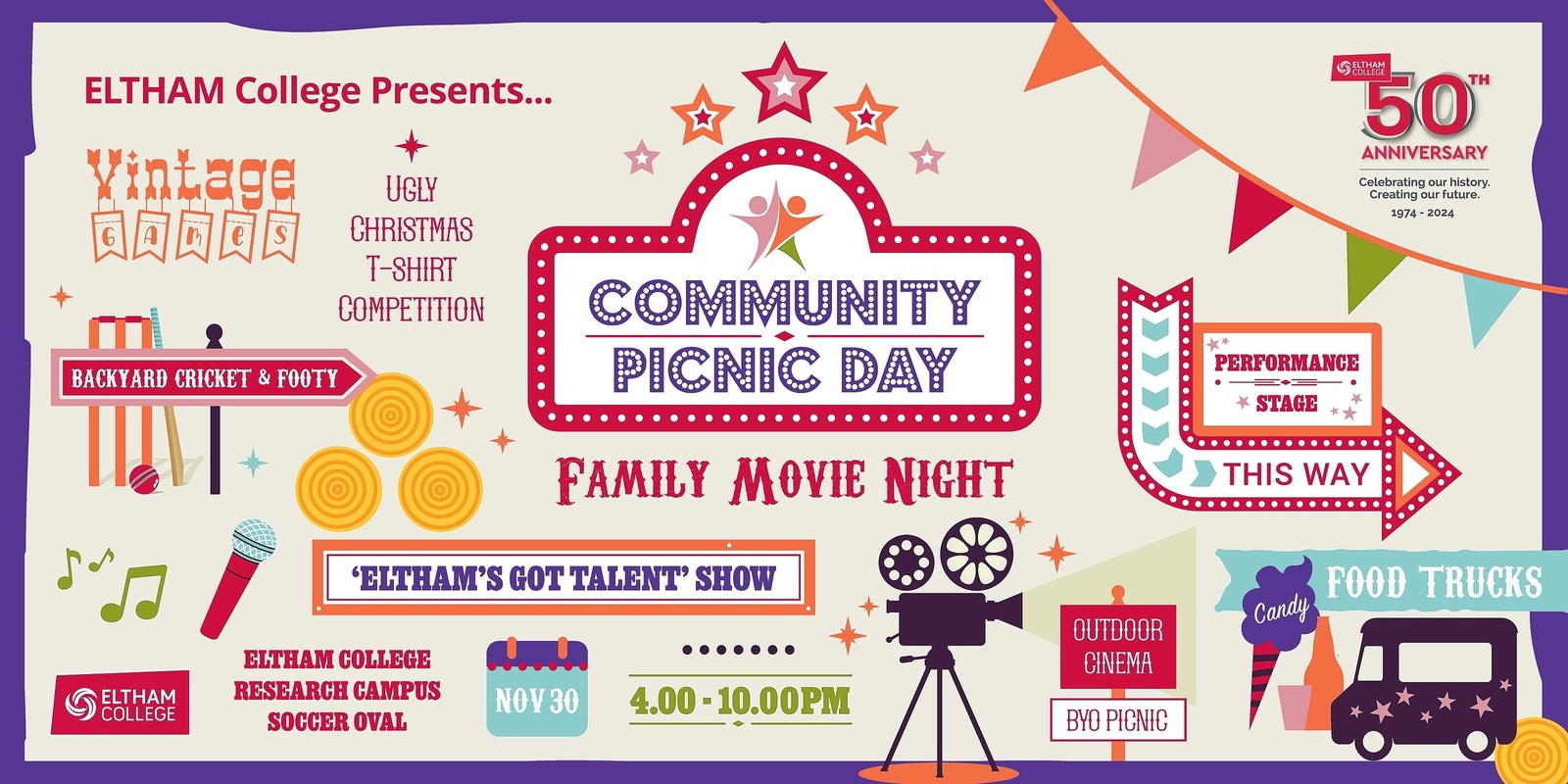 Banner image for 50th Anniversary Community Picnic Day