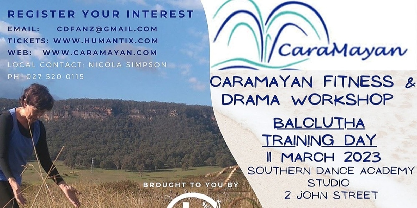 Banner image for CaraMayan Fitness & Drama Workshop Balclutha