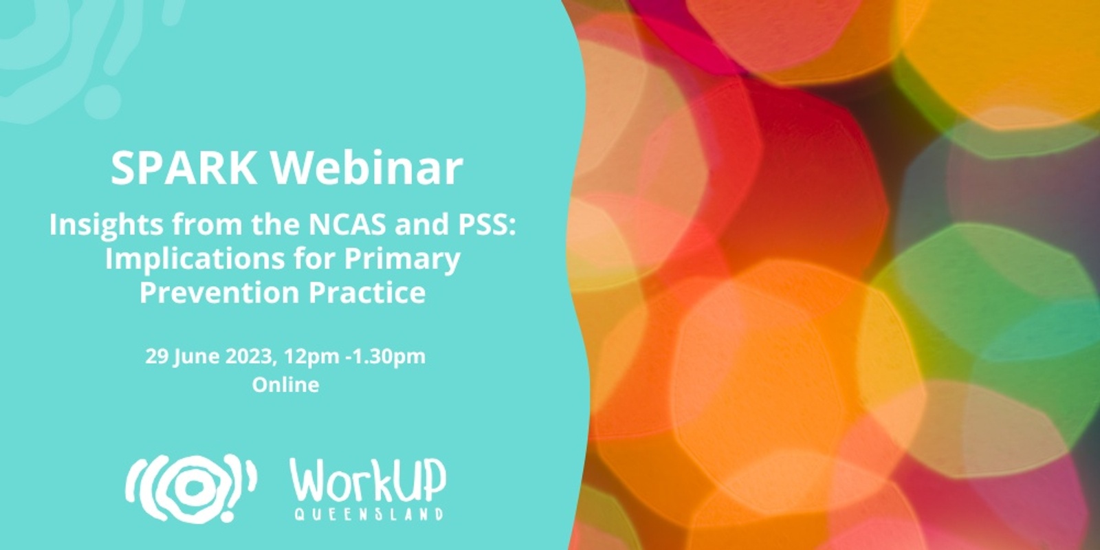 Banner image for SPARK Webinar - Insights from the NCAS and PSS: Implications for Primary Prevention Practice