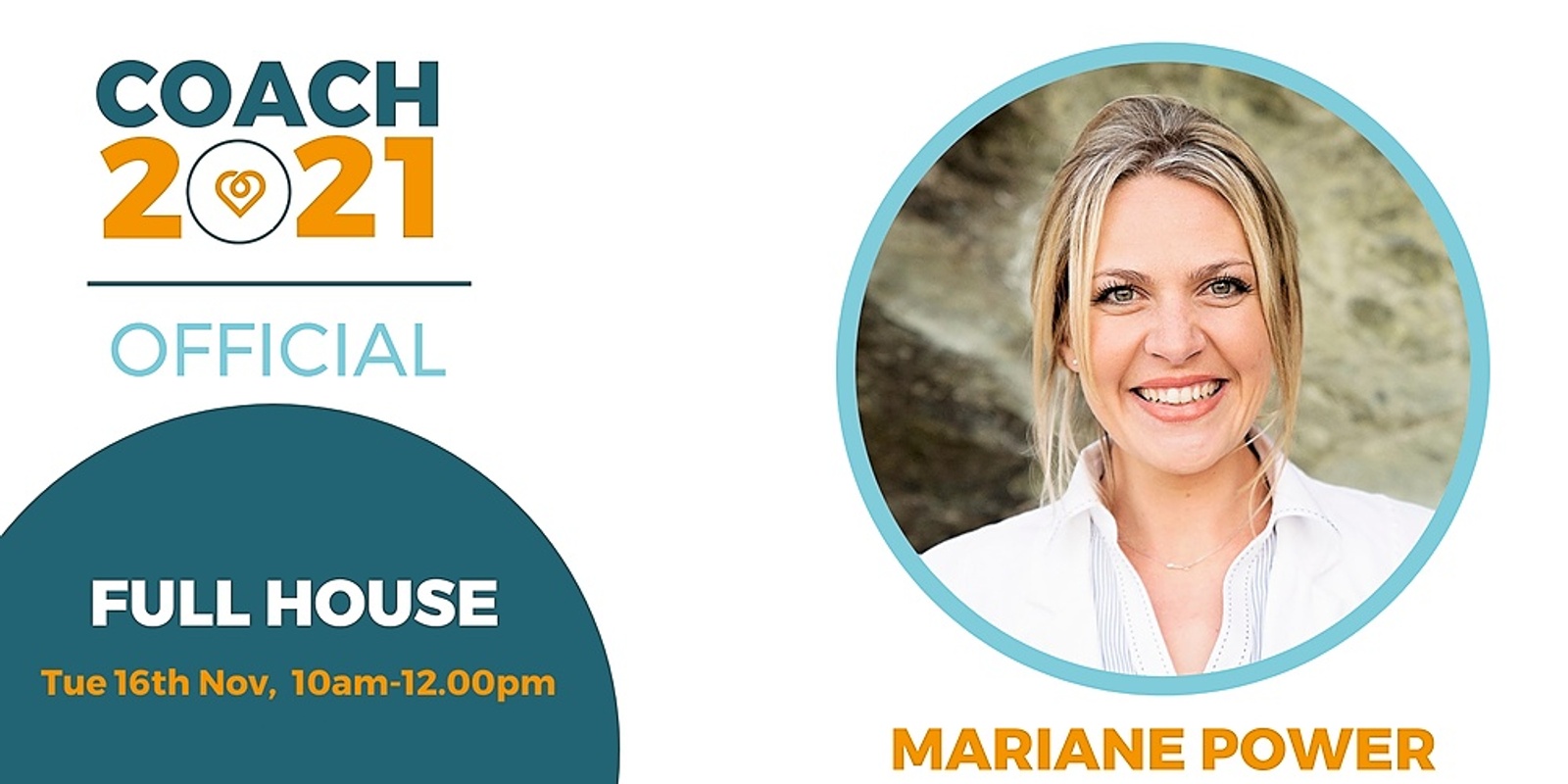 Banner image for Coach 2021 Full House: Mariane Power