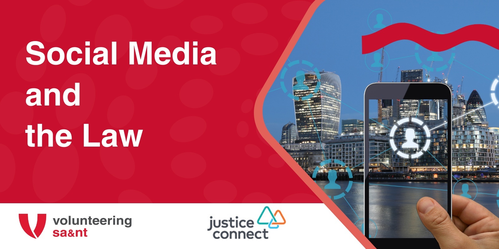 Banner image for Social Media and the Law by Justice Connect