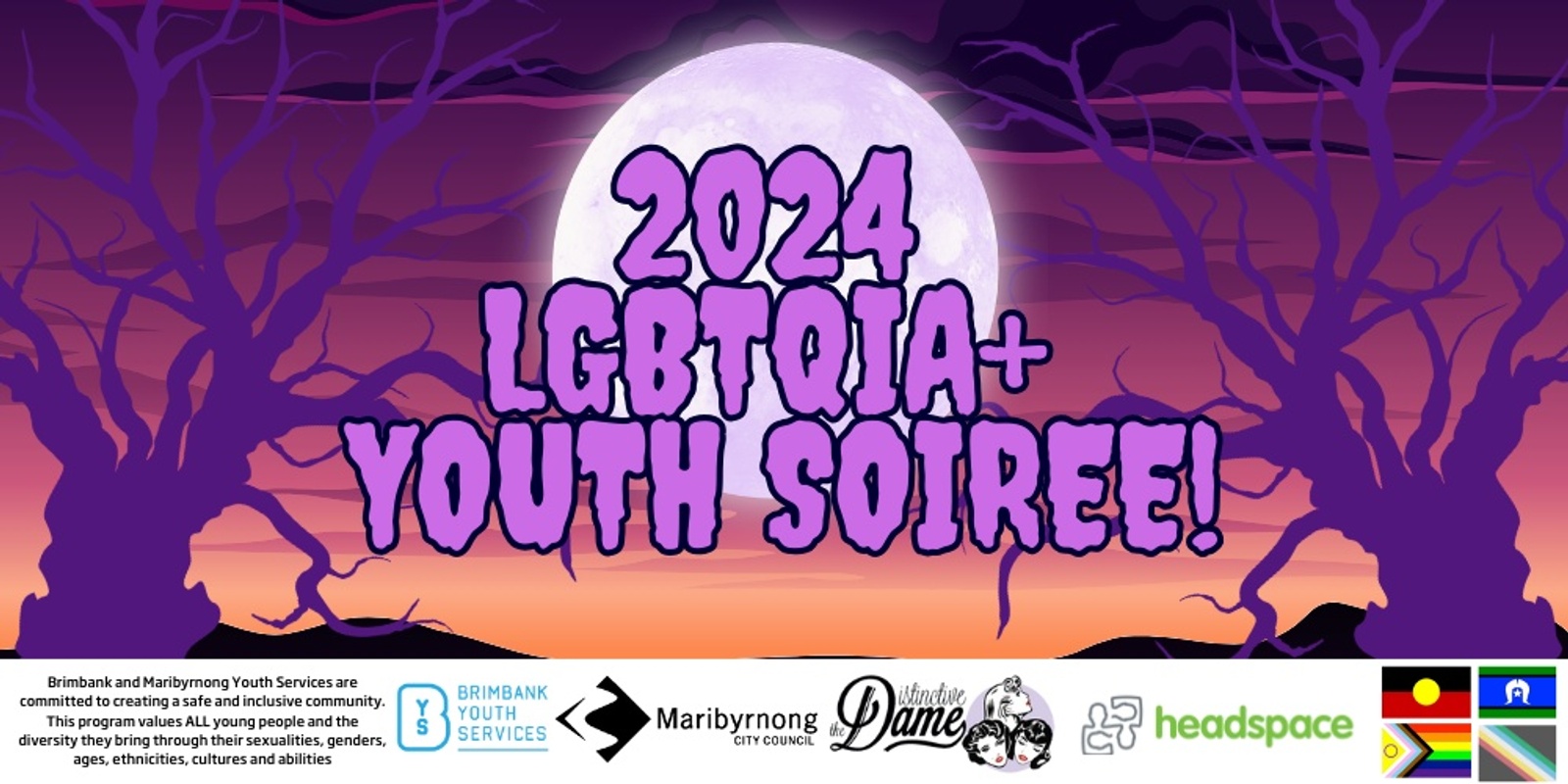 Banner image for 2024 LGBTQIA+ Youth Soiree 