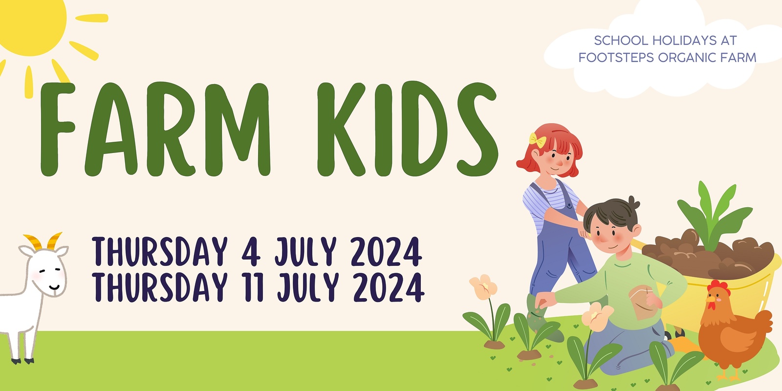 Banner image for Farm Kids school holiday session