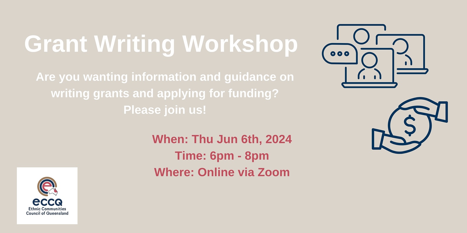 Banner image for Grant Writing Online Workshop