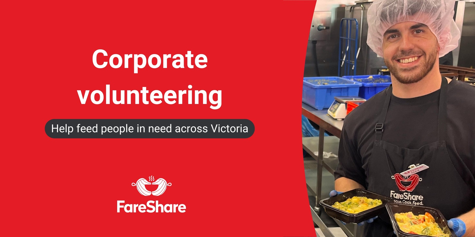 Banner image for B Corporate Volunteering - Kitchen Thurs evenings and Friday afternoons 