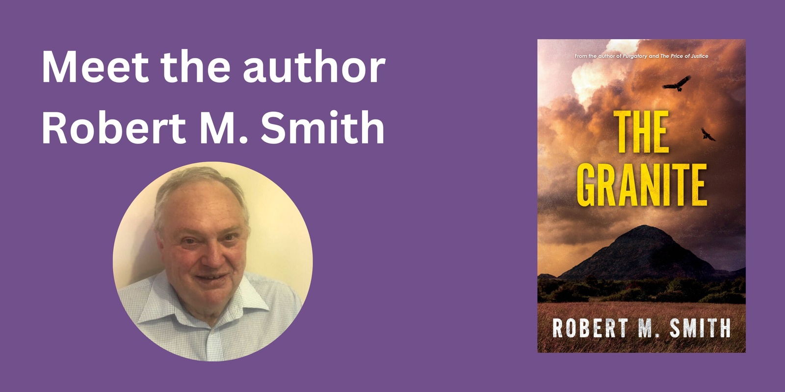 Banner image for Meet the author - Robert M. Smith