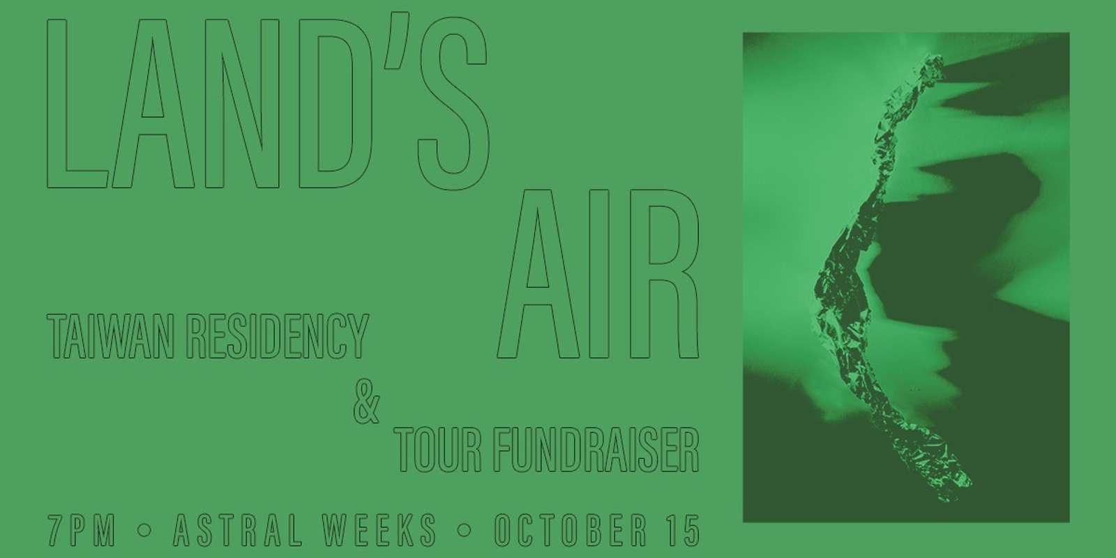 Banner image for Land's Air - Taiwan Residency & Tour Fundraiser w/ Bangs Baby