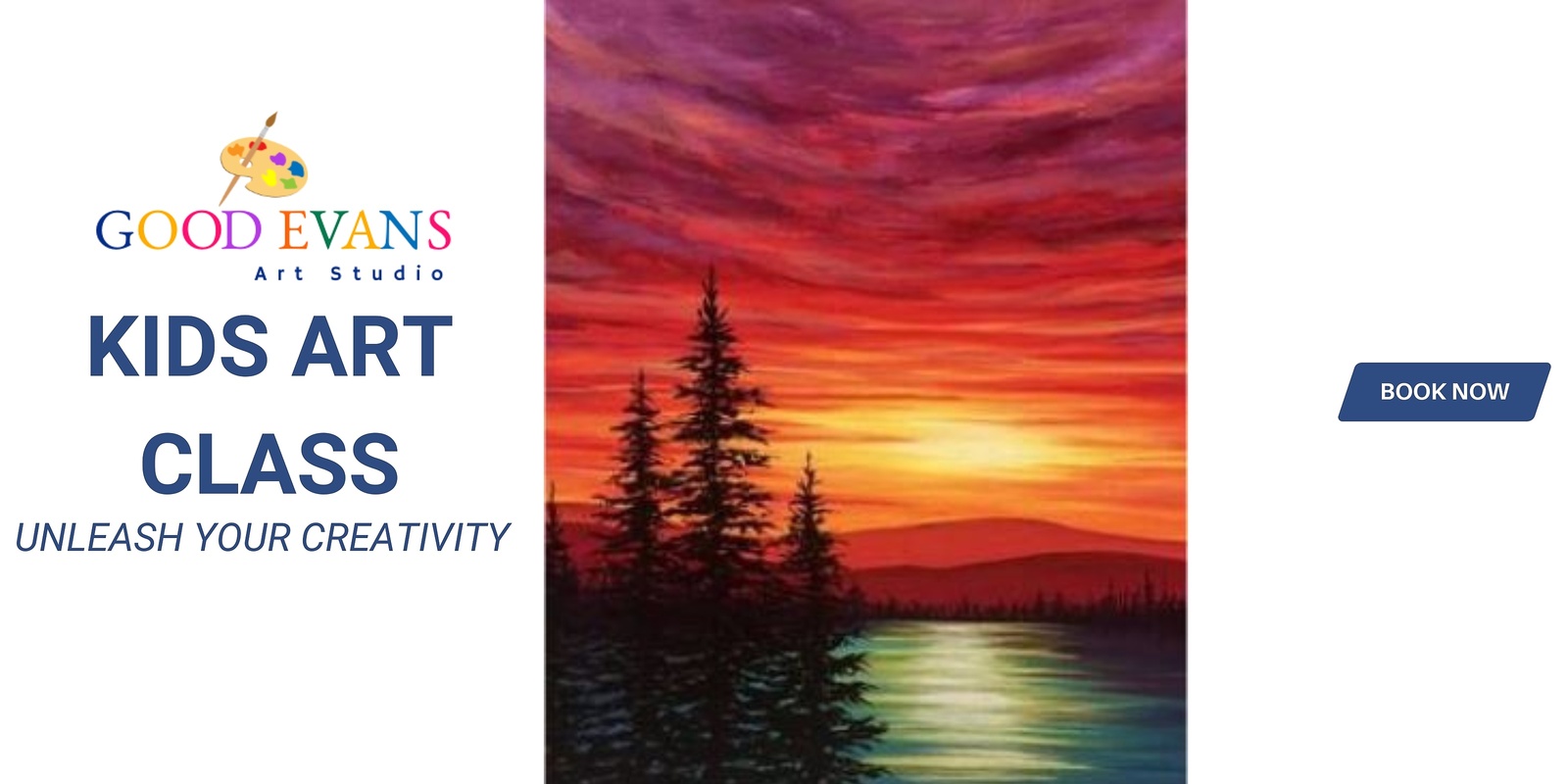 Banner image for Evans Head Kids Painting Class Sunset Pines