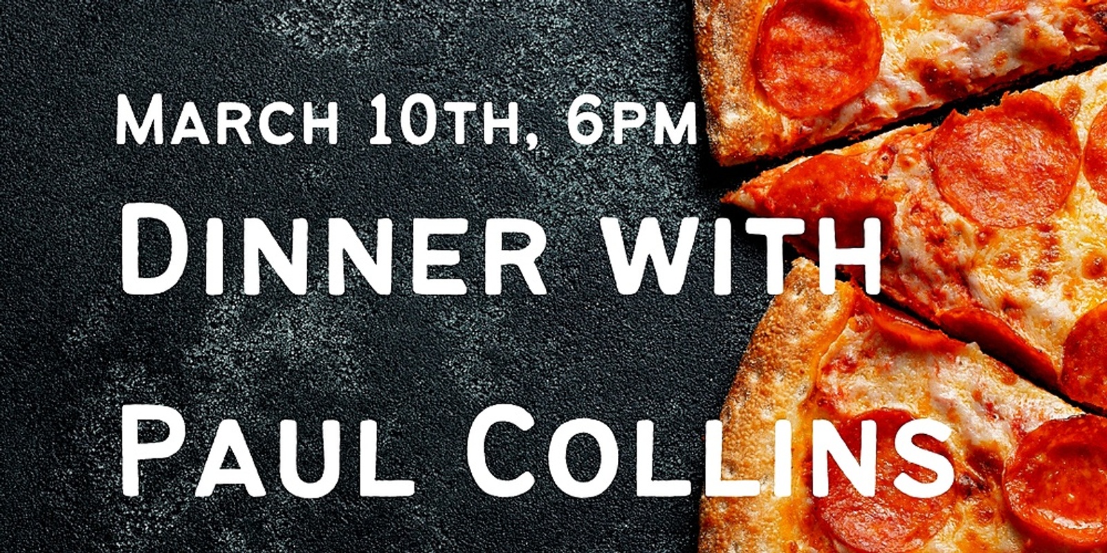 Banner image for Dinner with Paul Collins