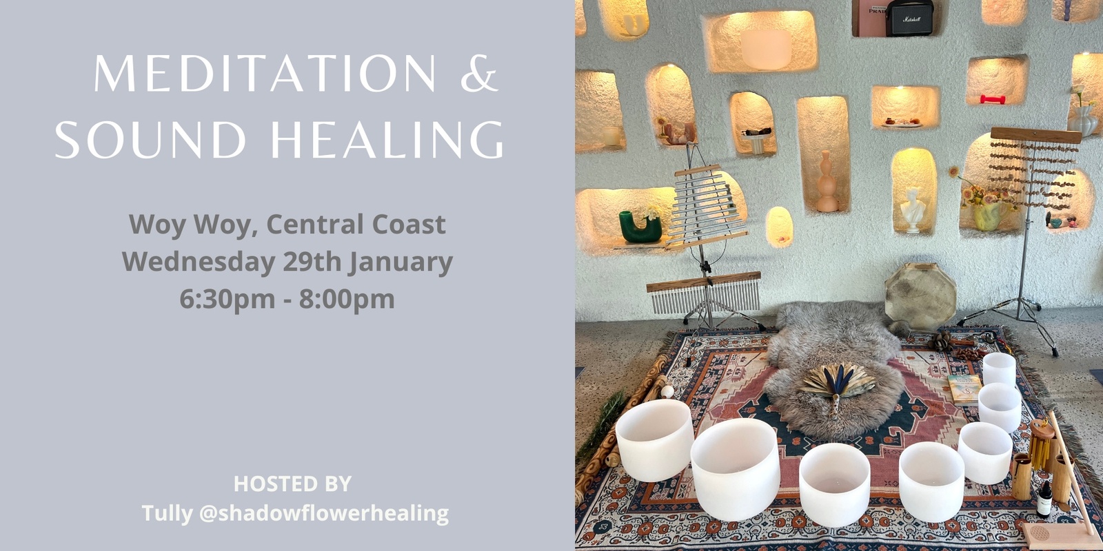 Banner image for Meditation & Sound Healing