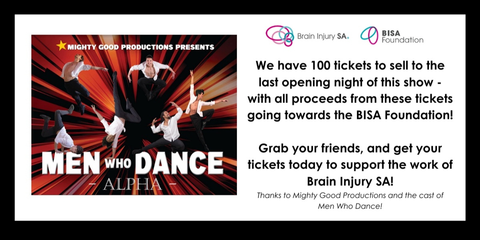 Banner image for Men Who Dance - BISA Foundation Fundraiser