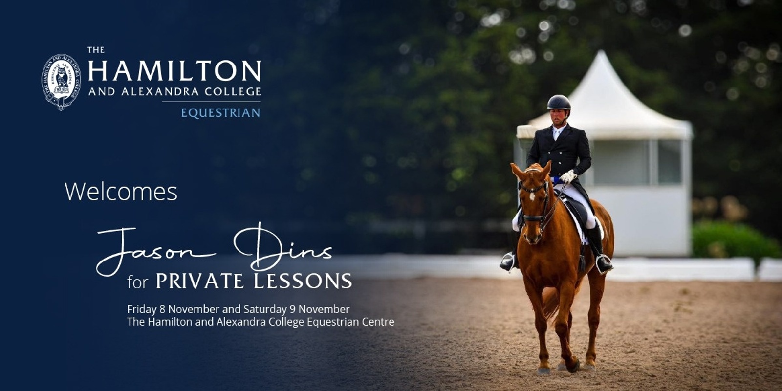 Banner image for Jason Dins Dressage Lessons