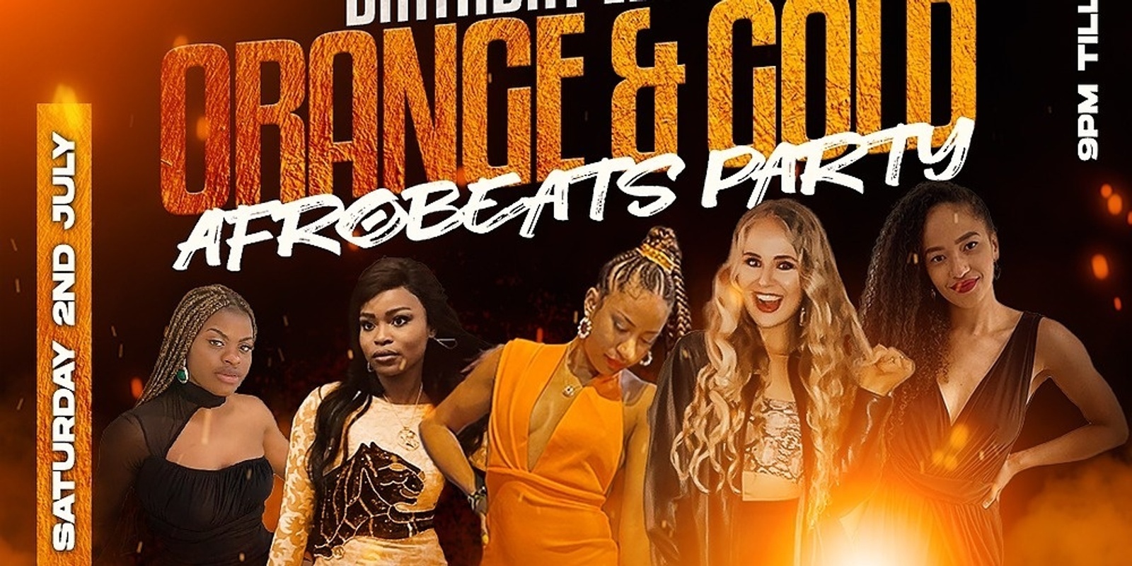 Banner image for Orange & Gold Birthday Edition Afrobeats Party 
