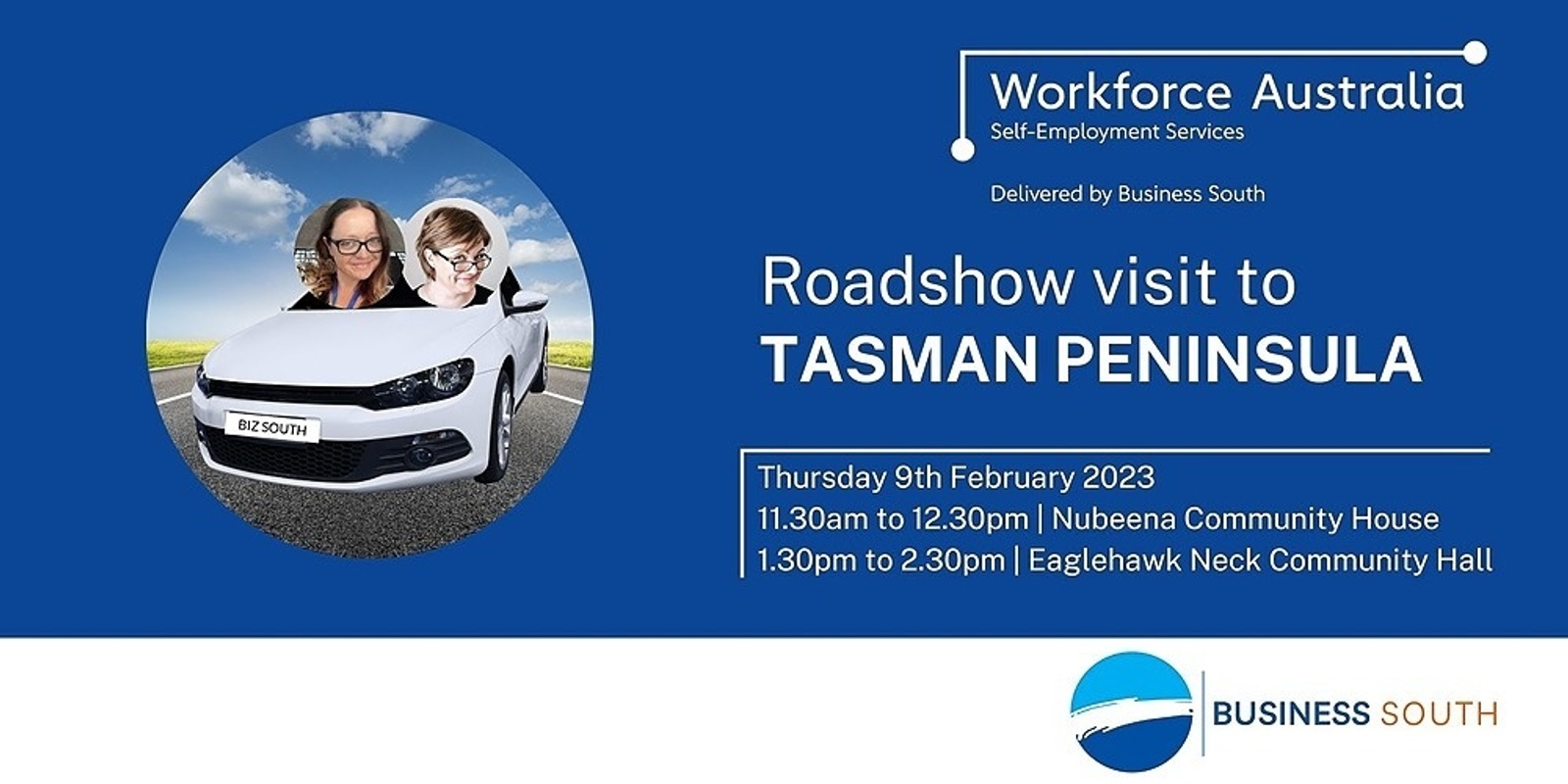 Banner image for Business South Roadshow - Eaglehawk Neck