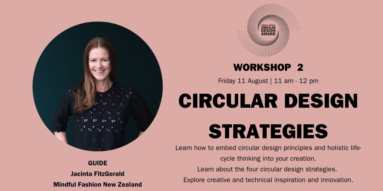 Banner image for Mindful Fashion Circular Design Award Workshop 2: Circular Design Strategies