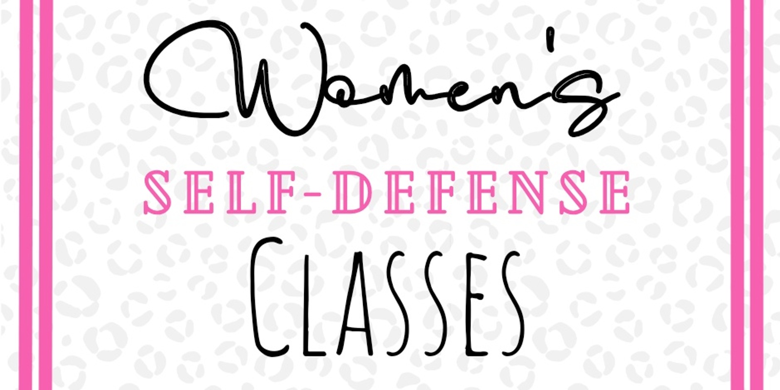 Banner image for Women's Self-defense Class