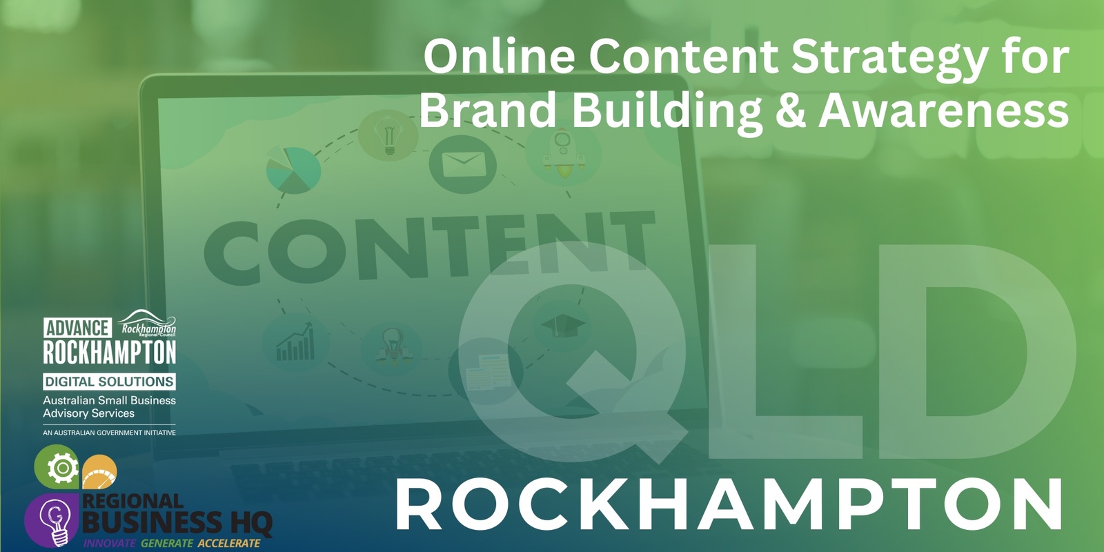 Banner image for Online Content Strategy for Brand Building & Awareness - Rockhampton