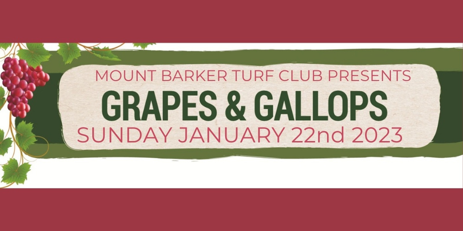 Banner image for Grapes & Gallops 2023