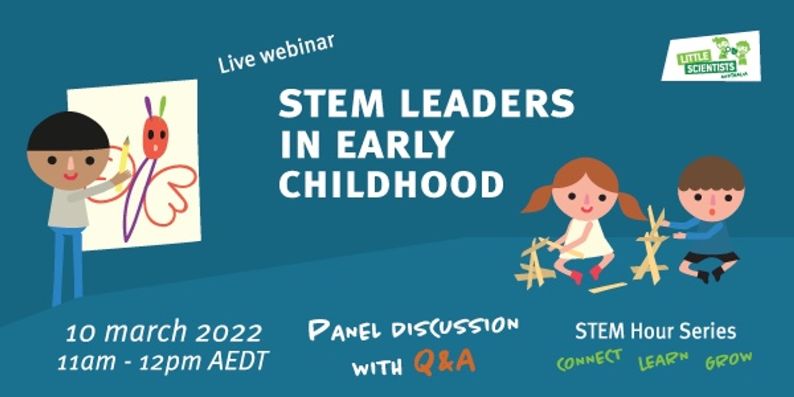 Banner image for STEM Hour: Connect, learn, grow - STEM leaders in early childhood