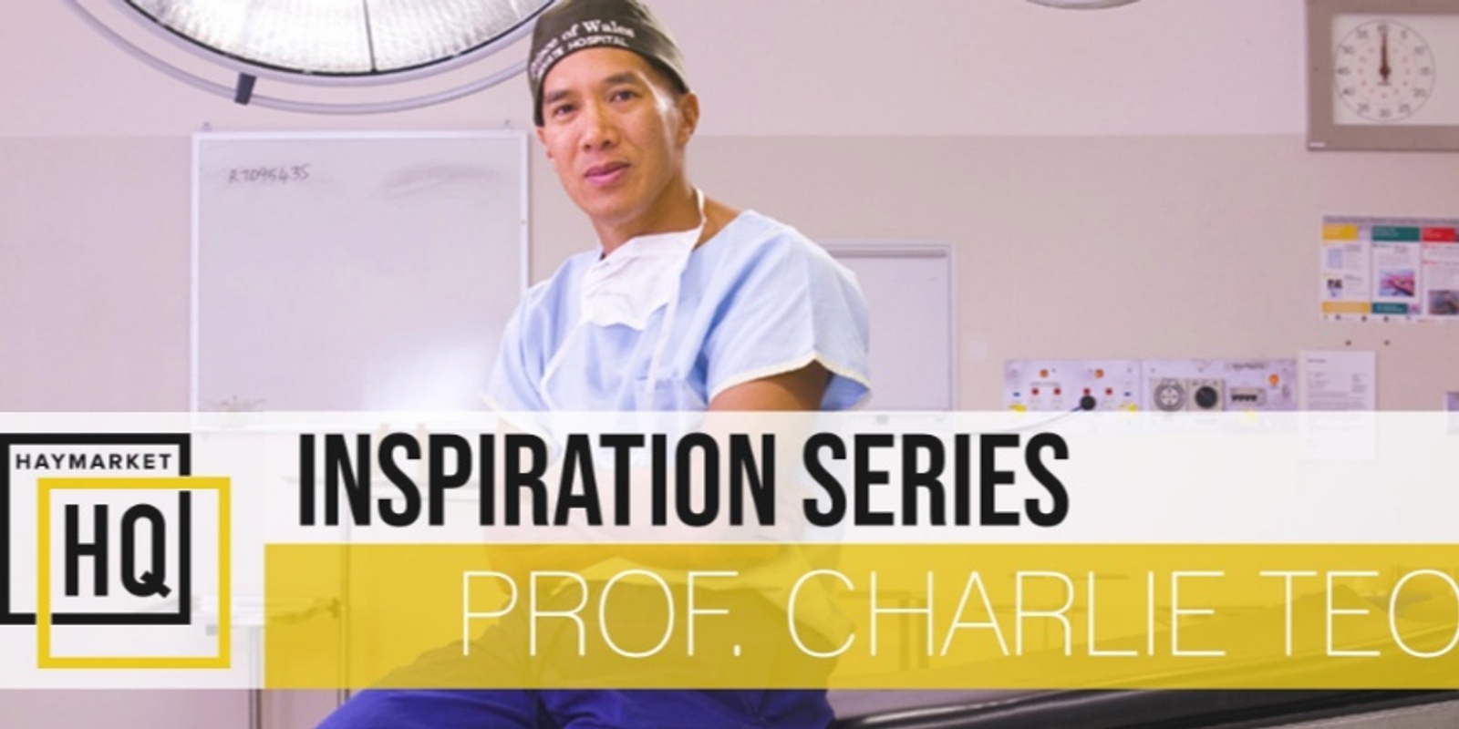 Banner image for HHQ Inspiration Series: Charlie Teo