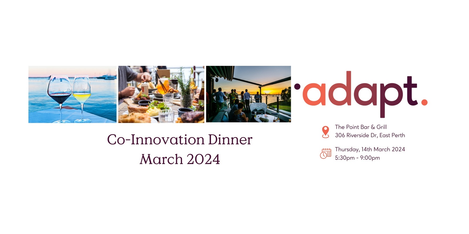 Banner image for Adapt Co-Innovation Dinner March 2024