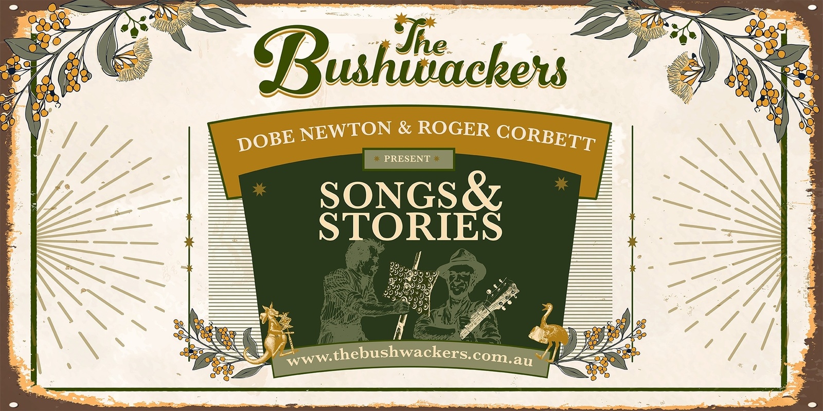Banner image for Songs & Stories with Dobe Newton & Roger Corbett | Robertson Public House