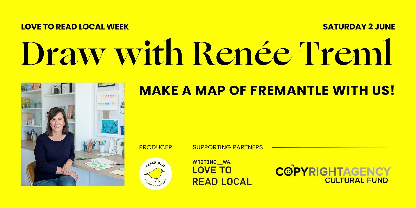 Banner image for Love to Read Local – Workshop with Renée Treml
